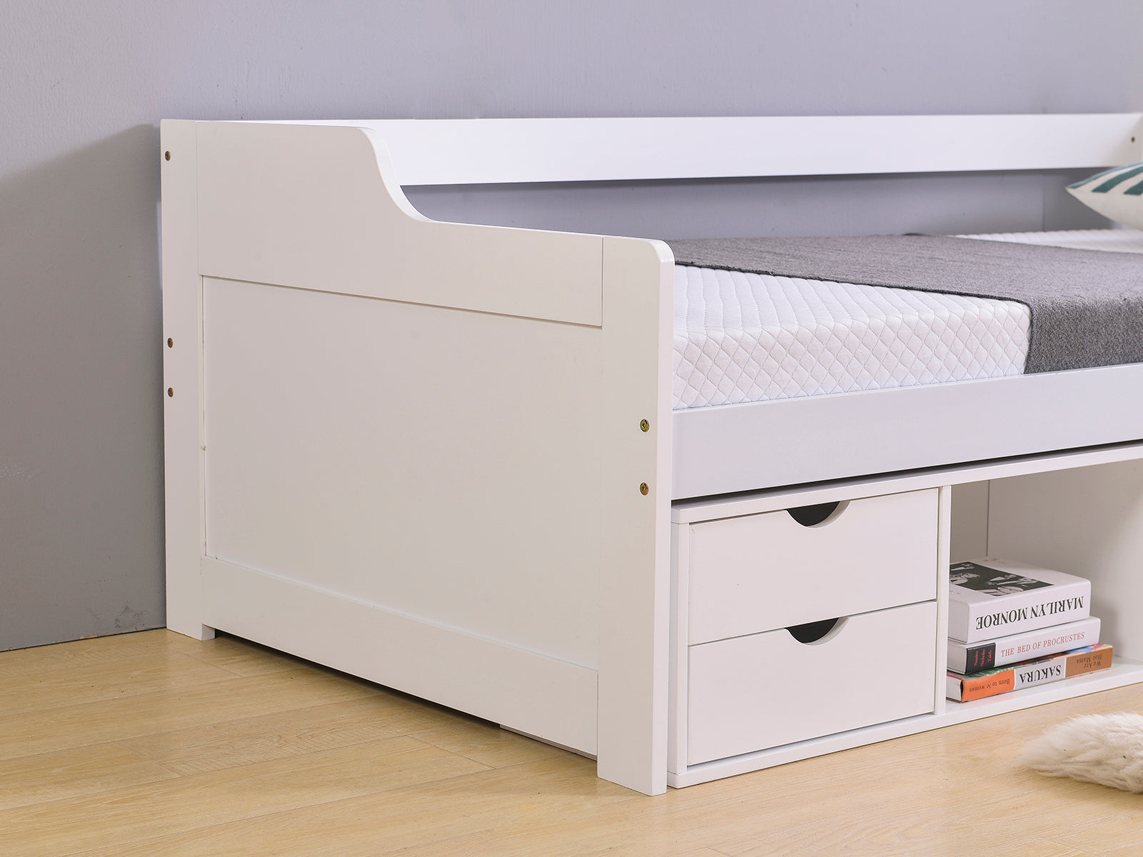 Herb Daybed With Drawers White Pr6144 Day Beds Nz Depot 6 - Nz Depot