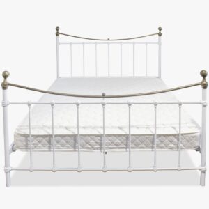 High Metal Victorian King Single Bed Frame