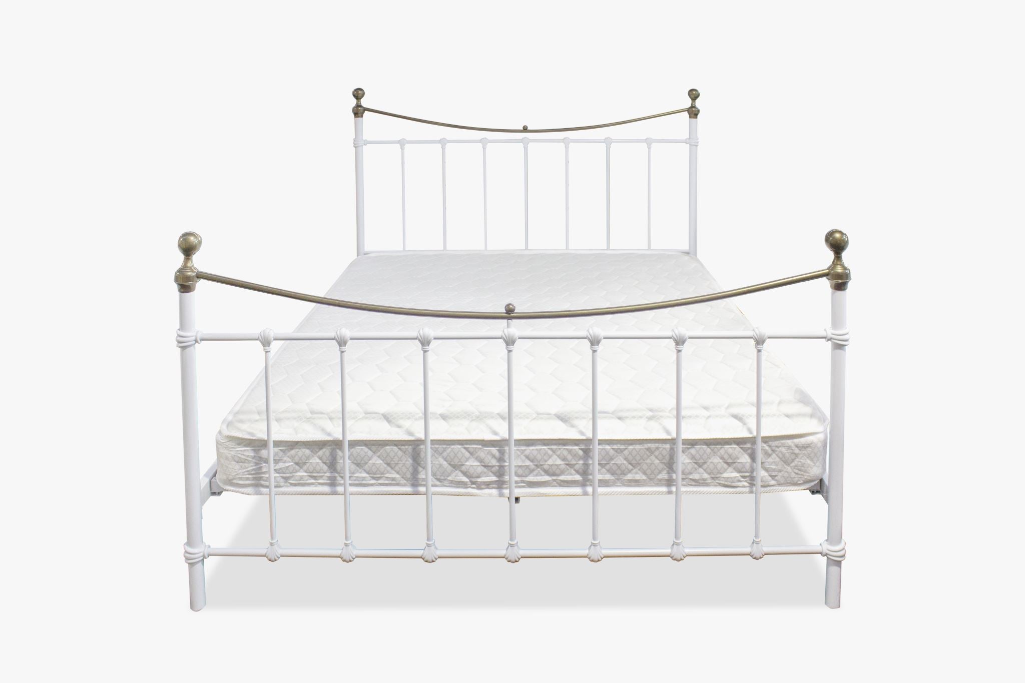 Ds High Metal Victorian King Single Bed Frame