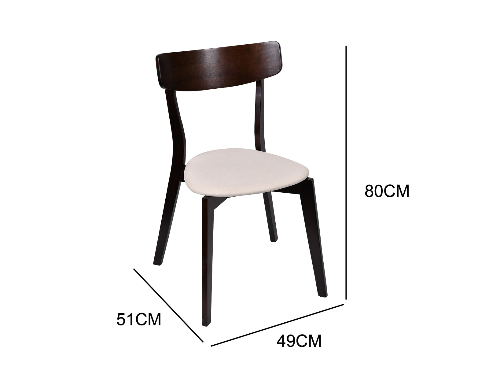 Iora Dining Chair Wenge Pr5023 Dining Chairs Nz Depot 3 - Nz Depot