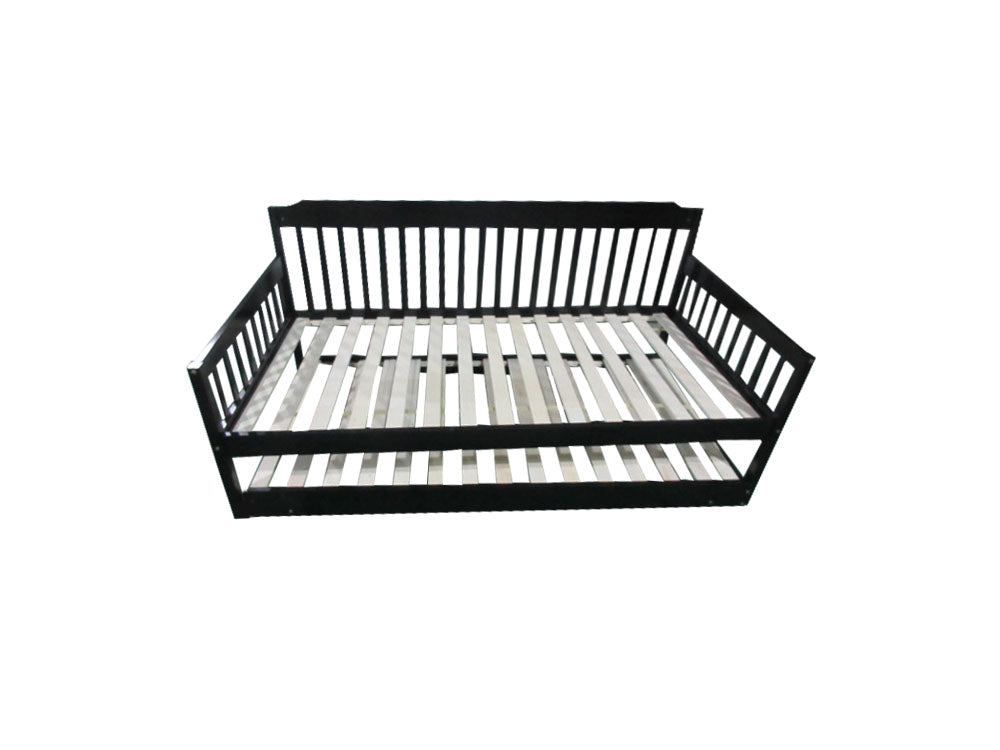 Karlan Daybed With Trundle Bedframe Black Pr6141 Day Beds Nz Depot 4 - Nz Depot