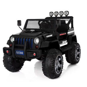 Kids Ride On Jeep Toys Car Black Color