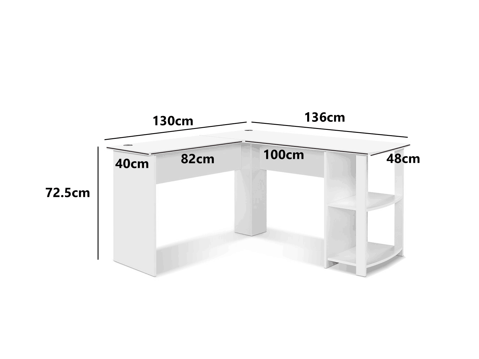 Korr Corner Office Desk Pr6357 Desks Nz Depot 6 - Nz Depot