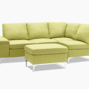 Kristin Sectional Sofa Set Linen Mustard