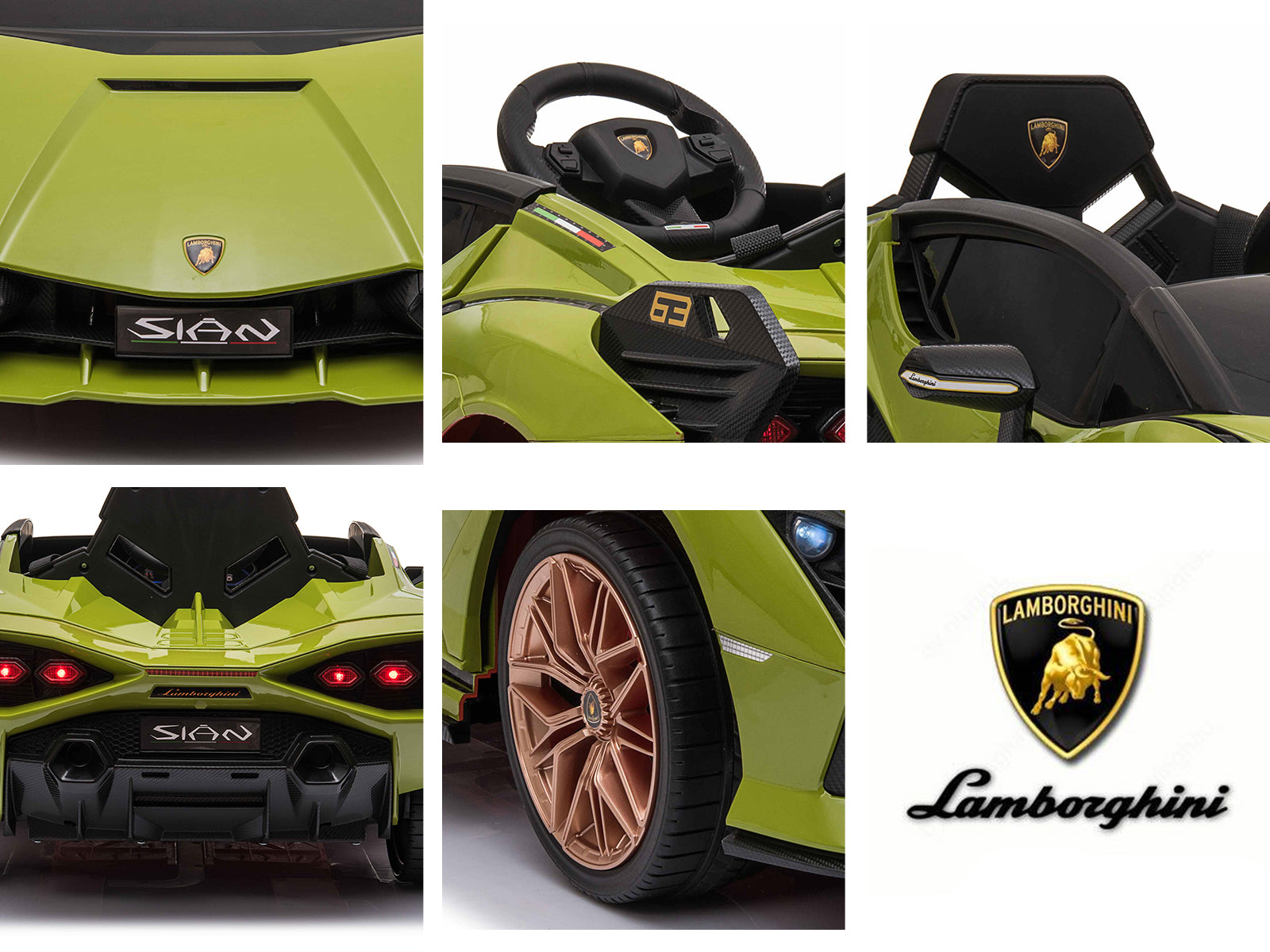 Licensed Lamborghini SIAN PR6573 Kid Organisers NZ DEPOT 6