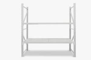 Longspan Shelving 1.5M Main Bay 2 Layer Grey White Pr8389 Storage Cabinets Bookshelves Nz Depot - Nz Depot