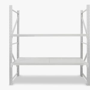 Longspan Shelving 1.5M - Main Bay 2 Layer Grey White