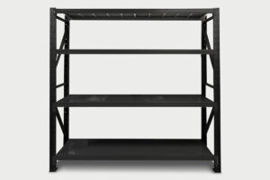 Longspan Shelving 1.5M Main Bay 4 Layer Black Pr8419 Storage Cabinets Bookshelves Nz Depot - Nz Depot