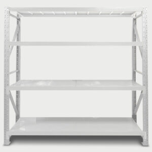 Longspan Shelving 1.5M - Main Bay 4 Layer Grey White