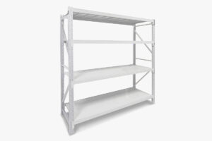 Longspan Shelving 2M Main Bay 4 Layer Grey White Pr8421 Storage Cabinets Bookshelves Nz Depot - Nz Depot