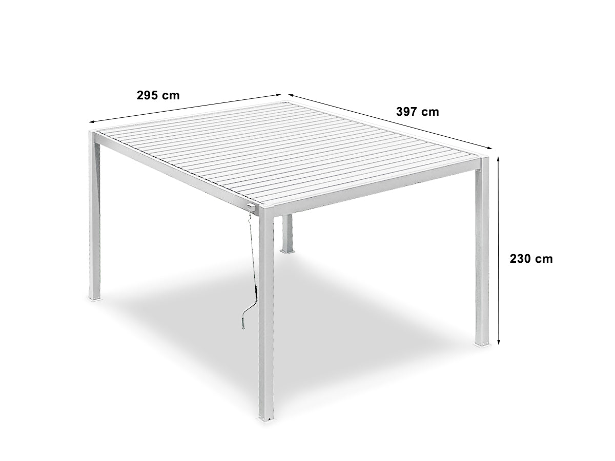 Louvre Roof Pergola 3X4M Pr8728 Awning Nz Depot 6 - Nz Depot