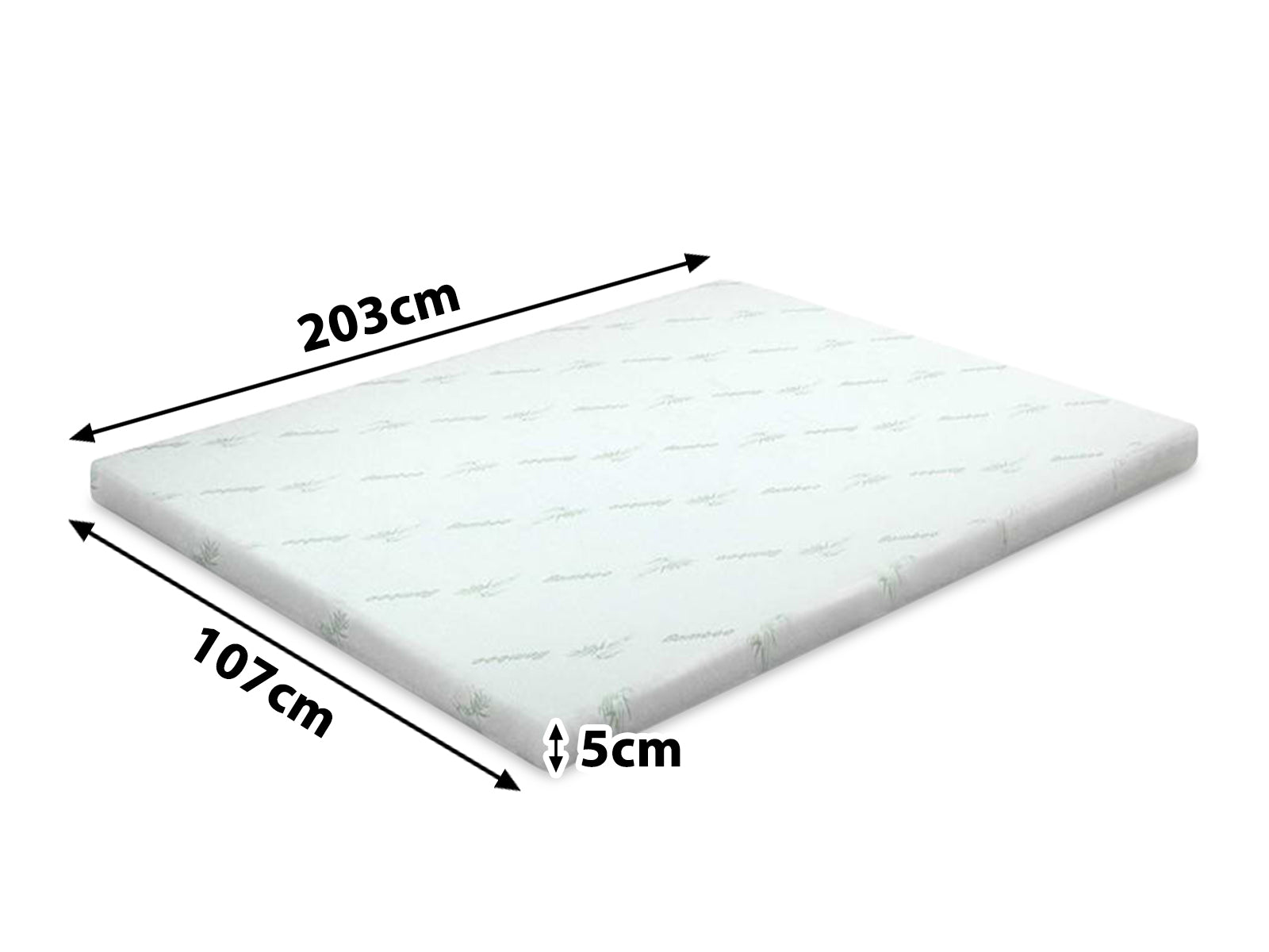 Memory Foam Topper 5Cm Blue King Single Pr66634 1 Throws Nz Depot 11 - Nz Depot