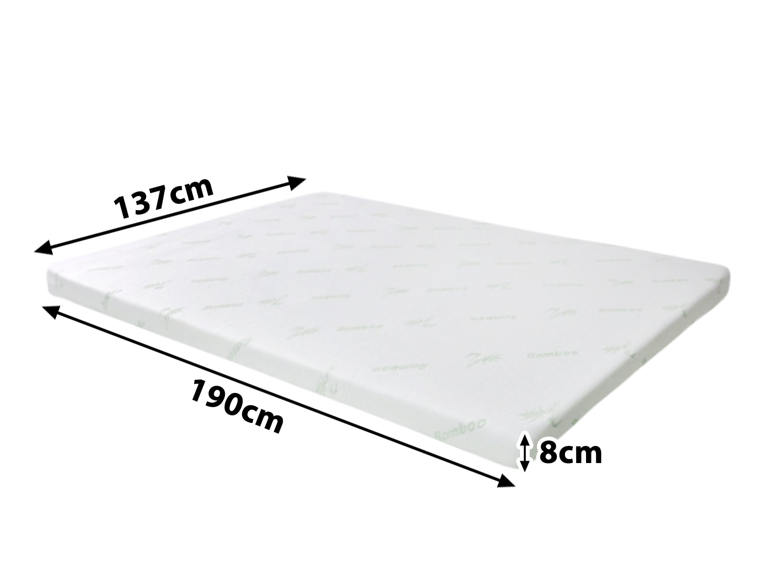 Memory Foam Topper Dual 8Cm Double Pr66635 2 Throws Nz Depot 8 - Nz Depot