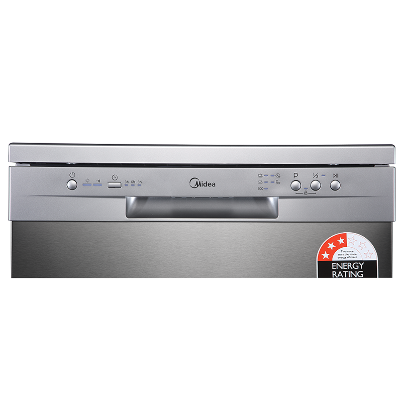 Midea 14 Place Setting Stainless Steel Dishwasher | Appliance World NZ - Dishwashers - JHDW143FS-4 - NZ DEPOT