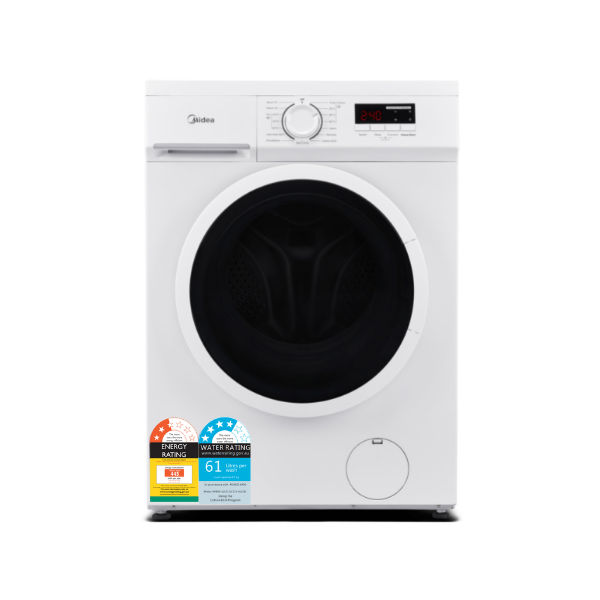 Midea 6Kg Front Loader Washing Machine Mfe60-Ju1212/C31E-Au(25)