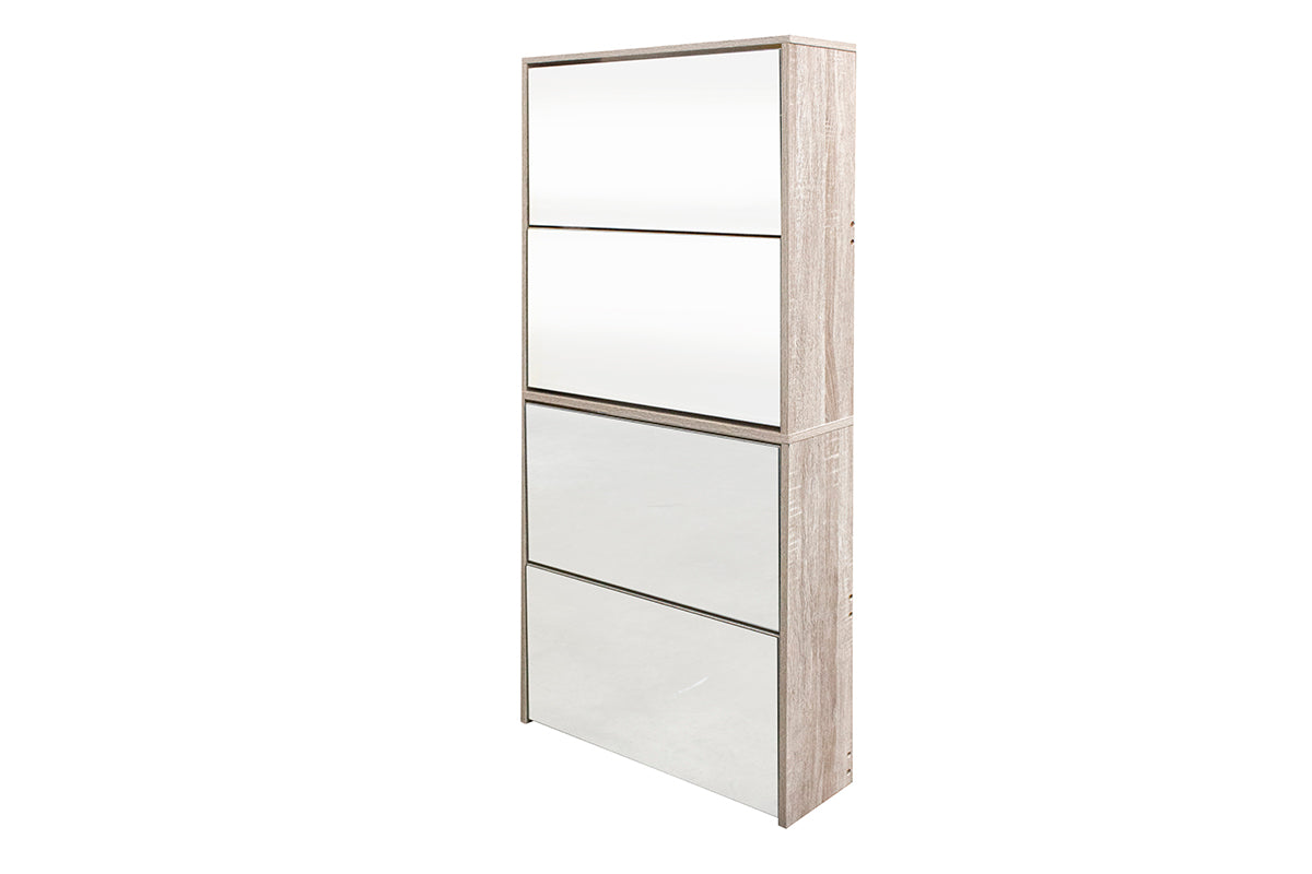 Mirrored Shoe Cabinet