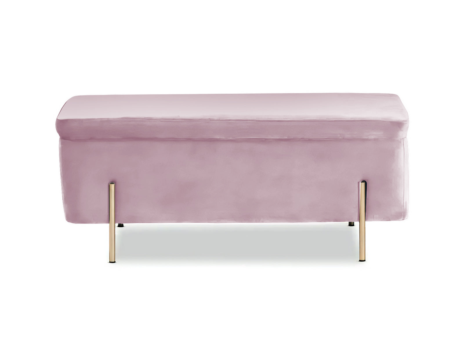 Molto Storage Ottoman Bench Velvet Pink Pr65234 Ottomans Nz Depot 4 - Nz Depot