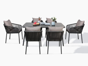 Nastro Outdoor Dining Set Pr9558 Outdoor Furniture Nz Depot - Nz Depot