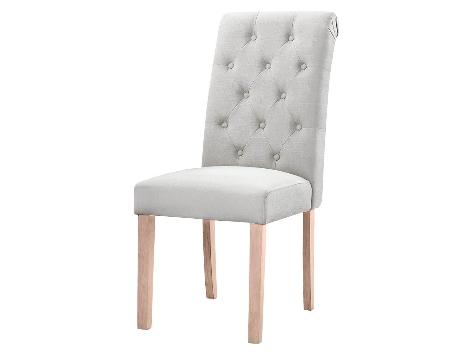 Natalie Dining Chair X2 Linen Beige