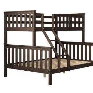 New Chico Wooden Triple Bunk Walnut