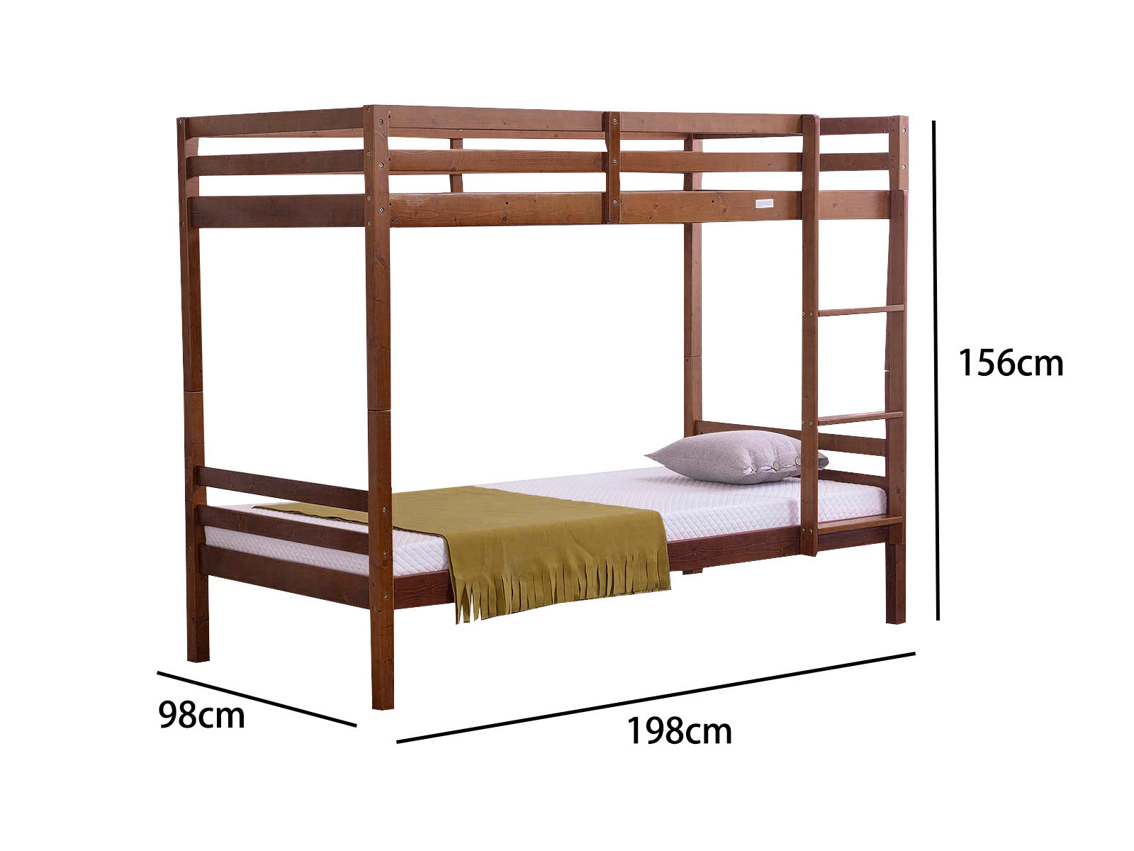 New Lyn Bunk Bed Cherry PR9266 Bunk Beds NZ DEPOT 11 - NZ DEPOT