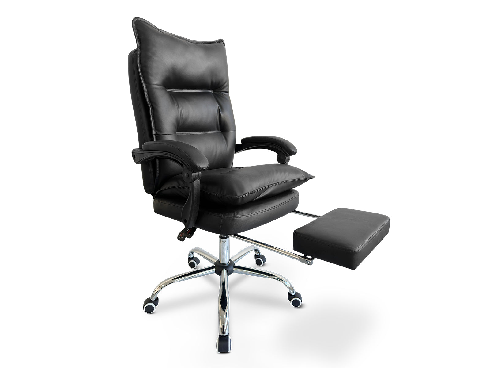 New Markus Office Chair With Footrest Pu Black