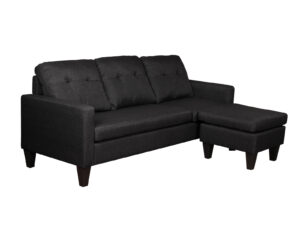 Northland Corner Sofa B Black Pr65403 Sofas Sectionals Sofa Beds Nz Depot - Nz Depot