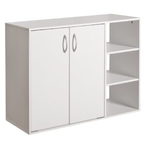 Okura Shoe Cabinet 2 Door White