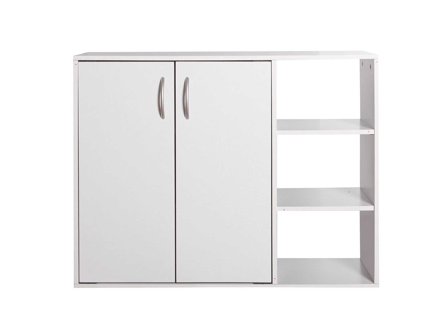 Okura Shoe Cabinet 2 Door White Pr65033 Shoe Rack Nz Depot 4 - Nz Depot