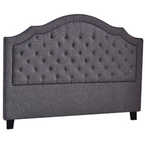 Palmas Headboard Queen Linen Grey