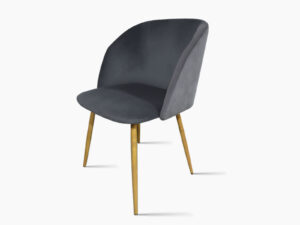 Parson Dining Chair Velvet Grey Pr65600 Dining Chairs Nz Depot - Nz Depot