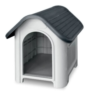 Plastic Dog House Grey