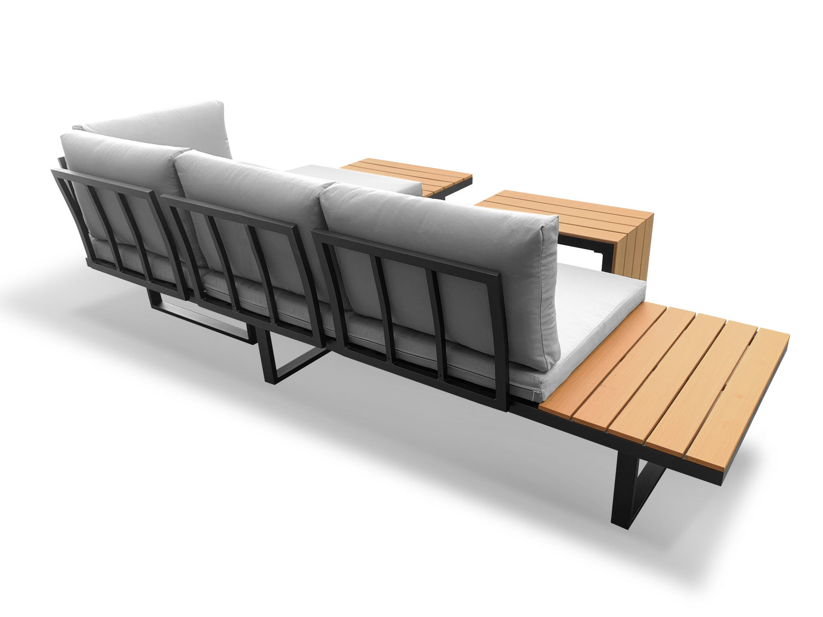 Polyvalent Outdoor Lounge Set Black Pr10054 Outdoor Furniture Nz Depot 5 - Nz Depot