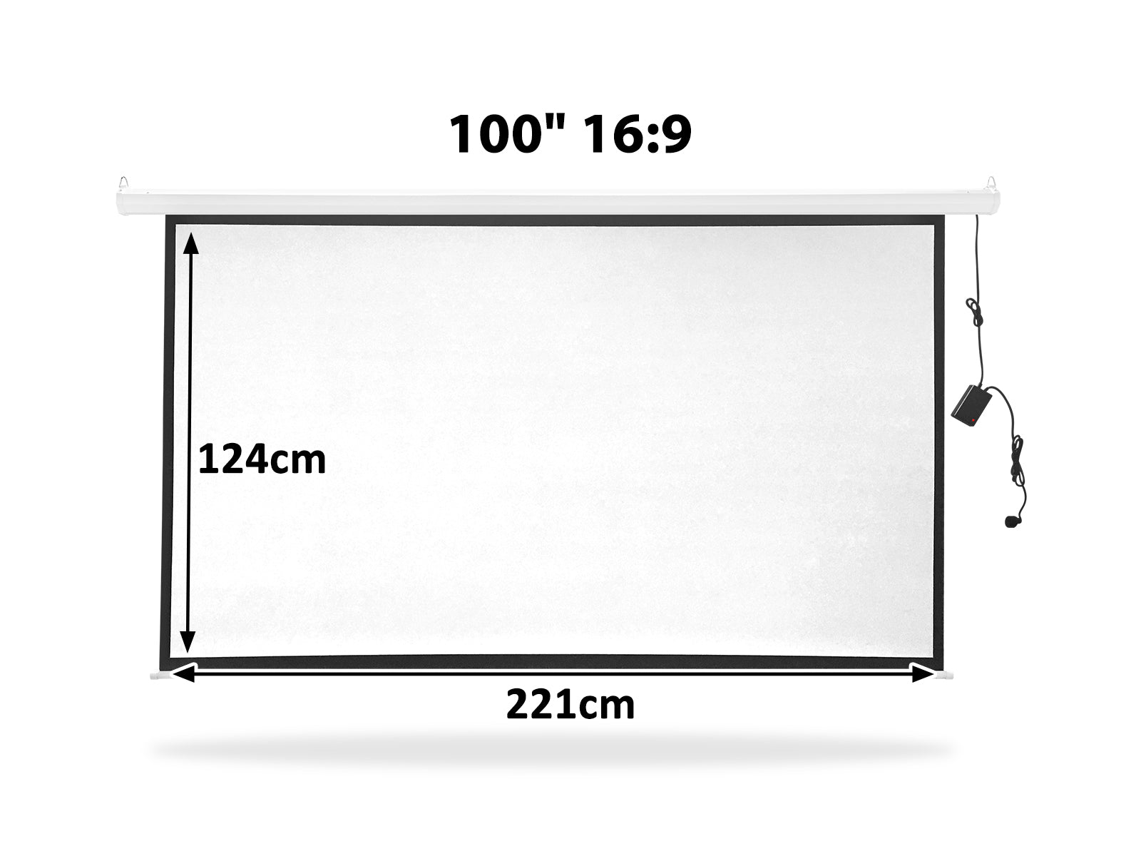 Projector Screen 100 169 Electric Motorized Hd Pr598 Electronic Screens Nz Depot 5 - Nz Depot