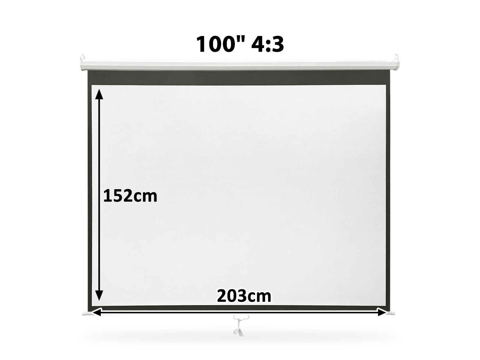 Projector Screen 100 Pr248 Manual Screens Nz Depot 4 - Nz Depot