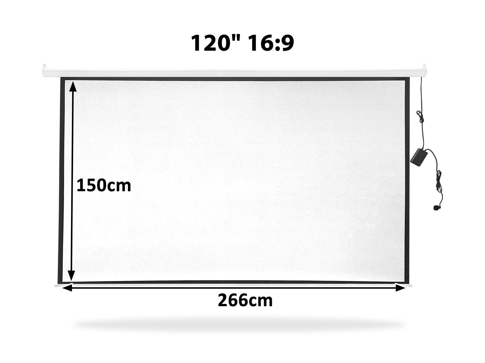 Projector Screen 120 169 Electric Motorized Hd Pr598 1 Electronic Screens Nz Depot 7 - Nz Depot