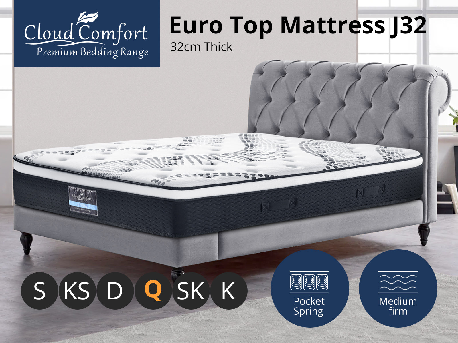 Queen Top Mattress Pr2152 2 Mattresses Nz Depot 3 - Nz Depot