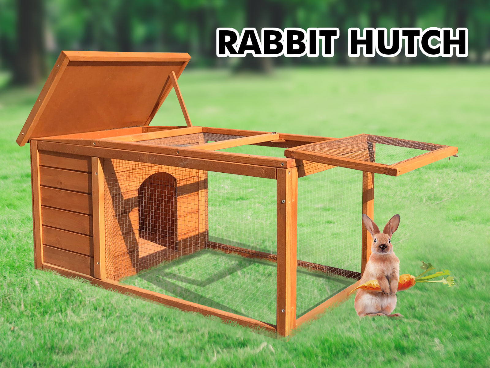 Rabbit Hutch Pr6136 Bedding Nz Depot 3 - Nz Depot