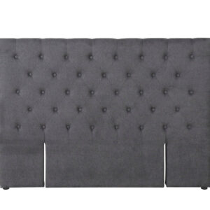 Rakel Headboard Double Fabric Grey