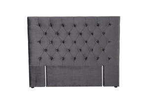 Rakel Headboard Double Velvet Grey Pr66655327 Headboards Nz Depot - Nz Depot