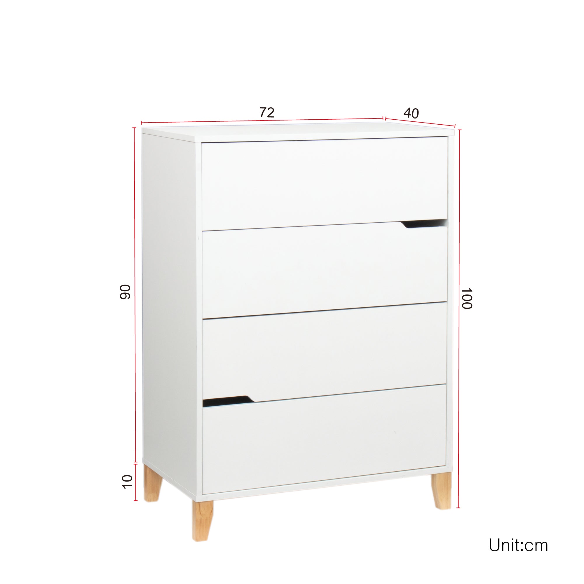 Rene 4 Drawer Tallboy Pr8459 Tallboys Nz Depot 10 - Nz Depot