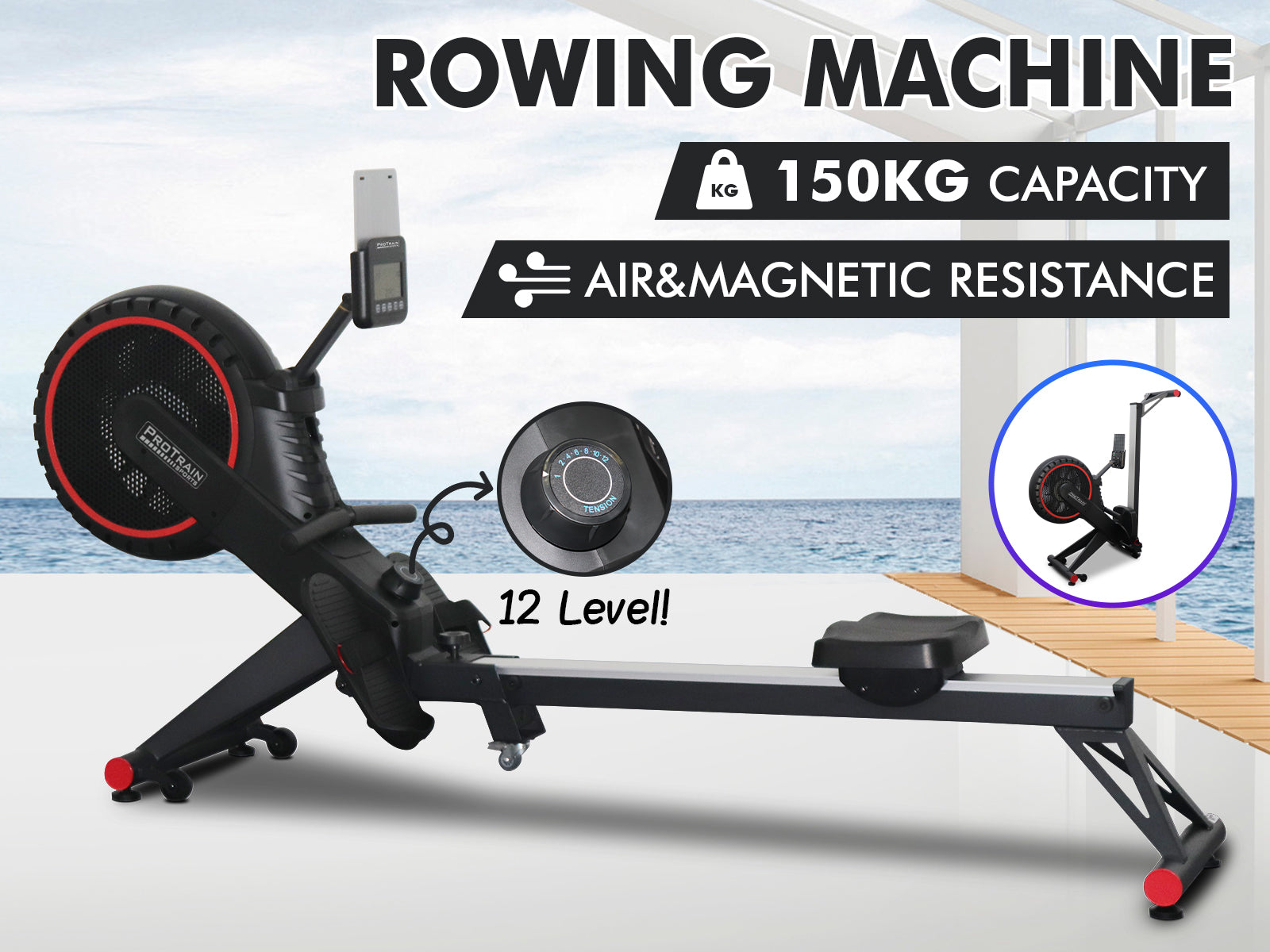 Rowing Machine - Nz Depot