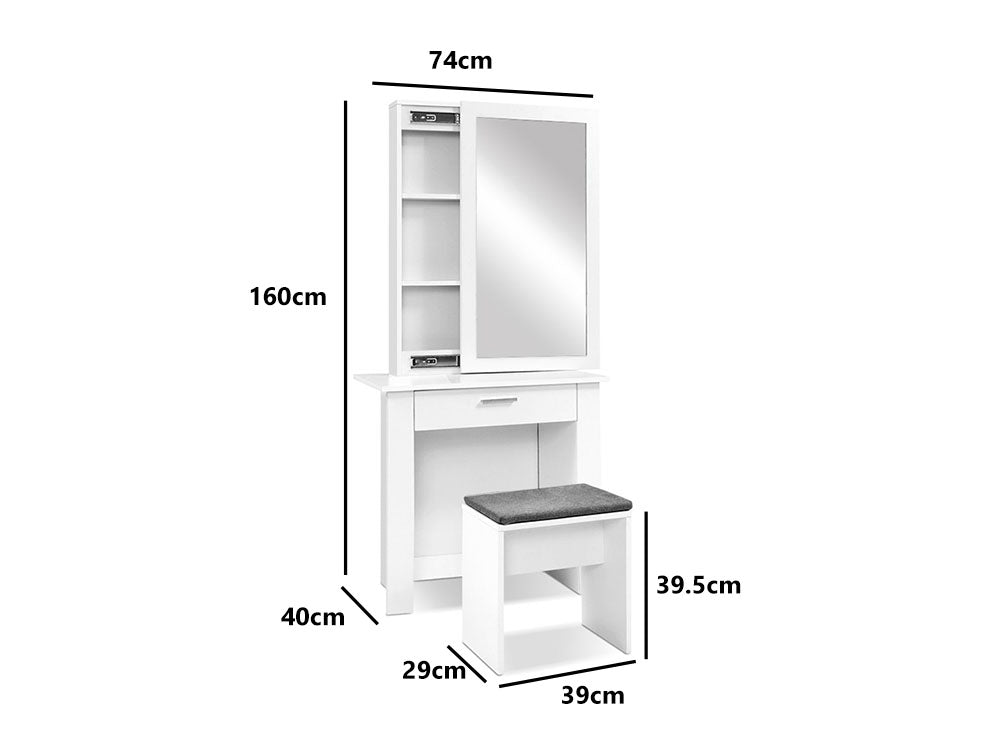 Salong Dressing Table PR7014 Dressing Tables NZ DEPOT 4