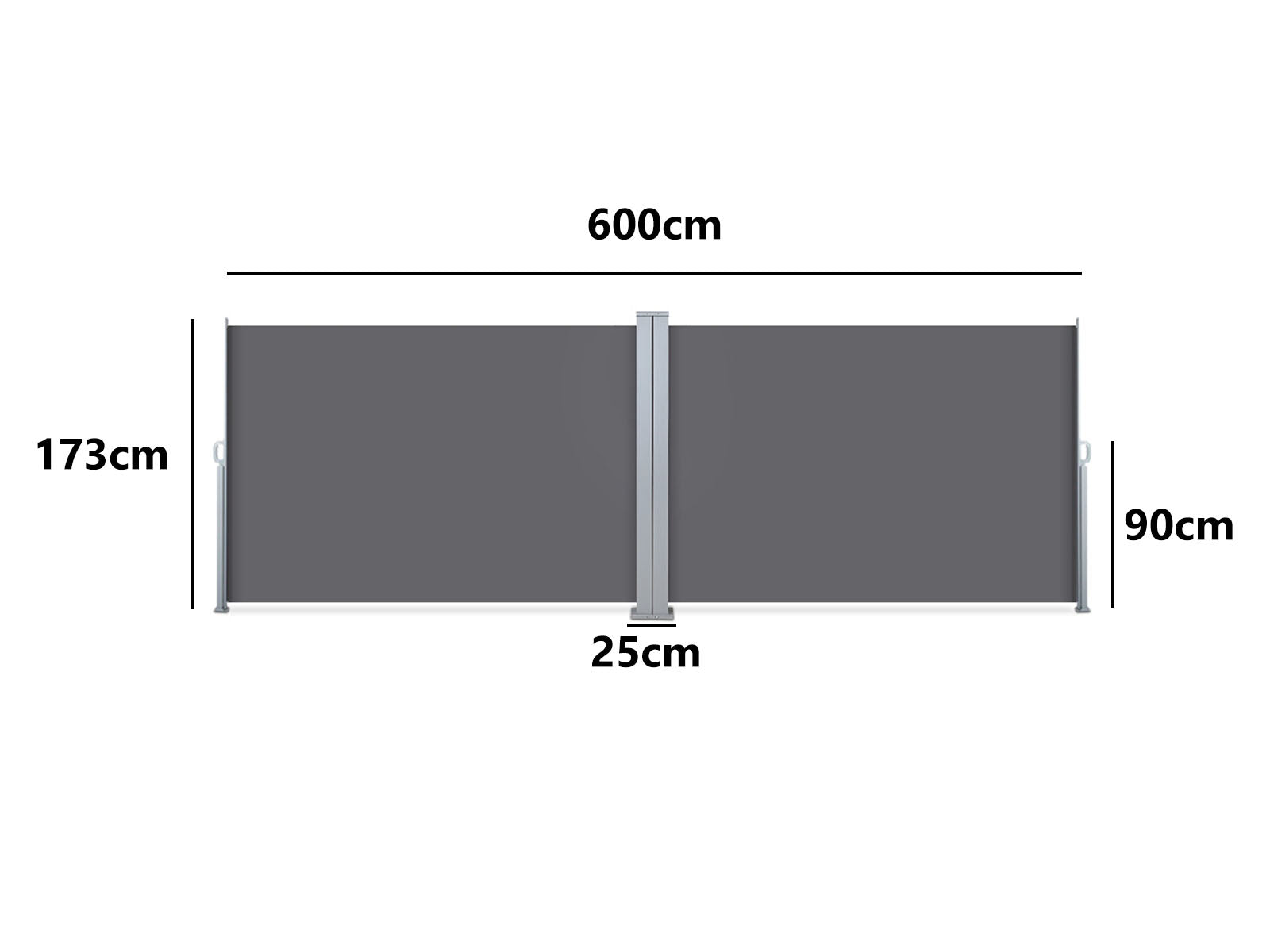 Side Awning 1.73X3M Double Pr8505 Awning Nz Depot 3 - Nz Depot