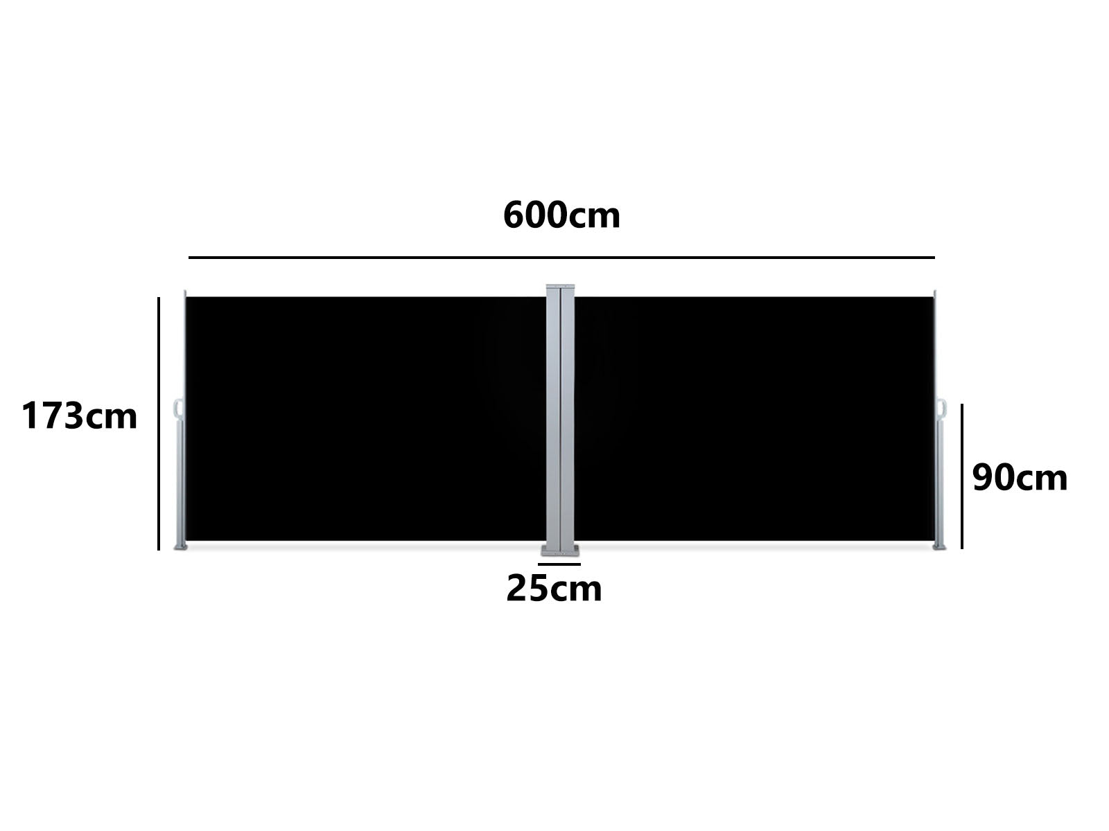 Side Awning 1.73X3M Double Pr8506 Awning Nz Depot 4 - Nz Depot