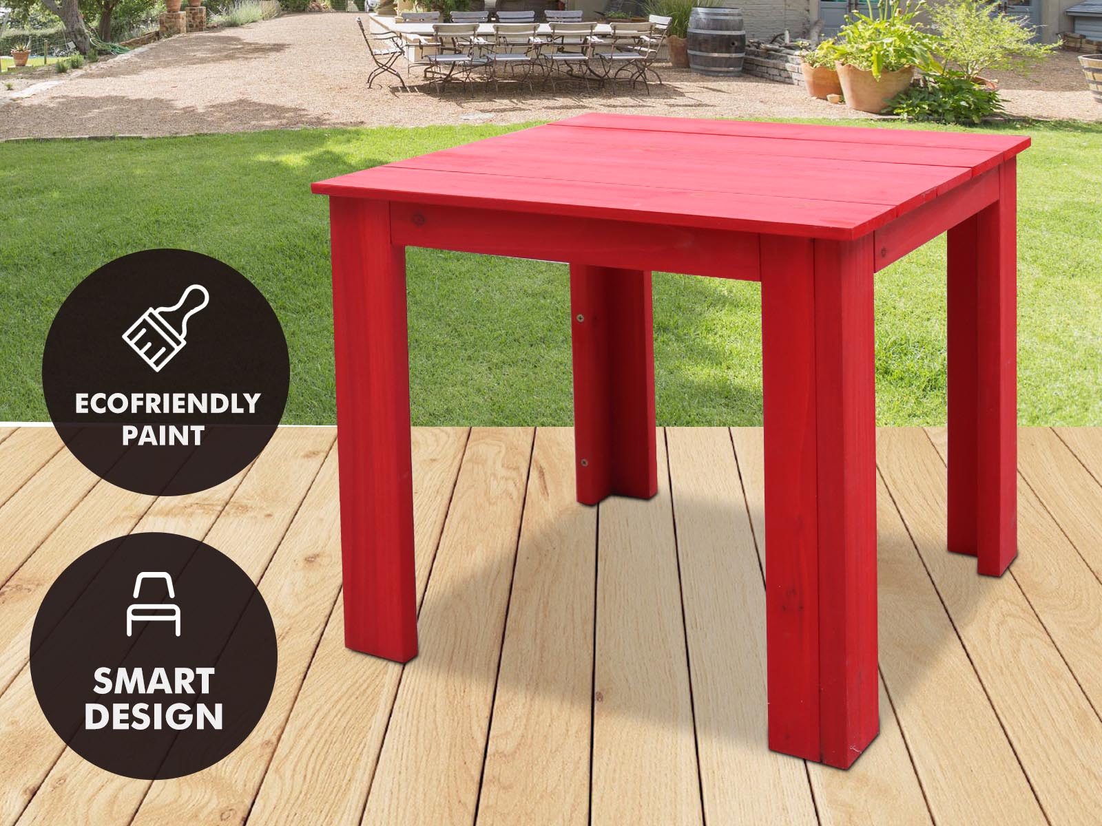 Small Wooden Table Pr8490 Outdoor Furniture Nz Depot 4 - Nz Depot