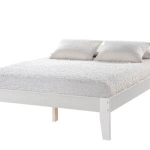 Sovo Double Bed Frame - White