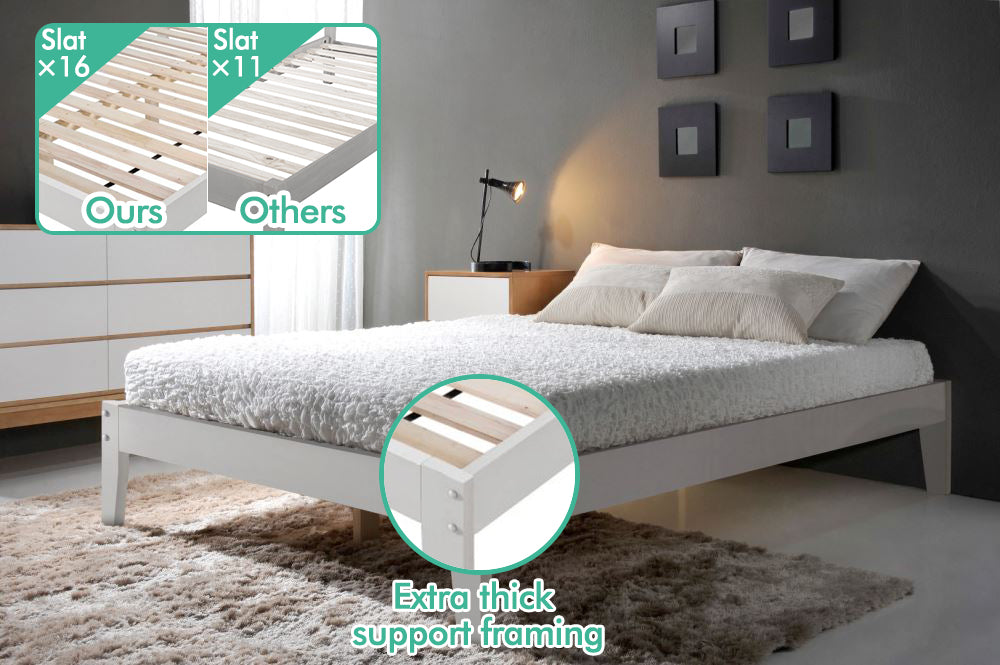 Sovo King Bed White Pr1267 1 Bed Frames Nz Depot 4 - Nz Depot