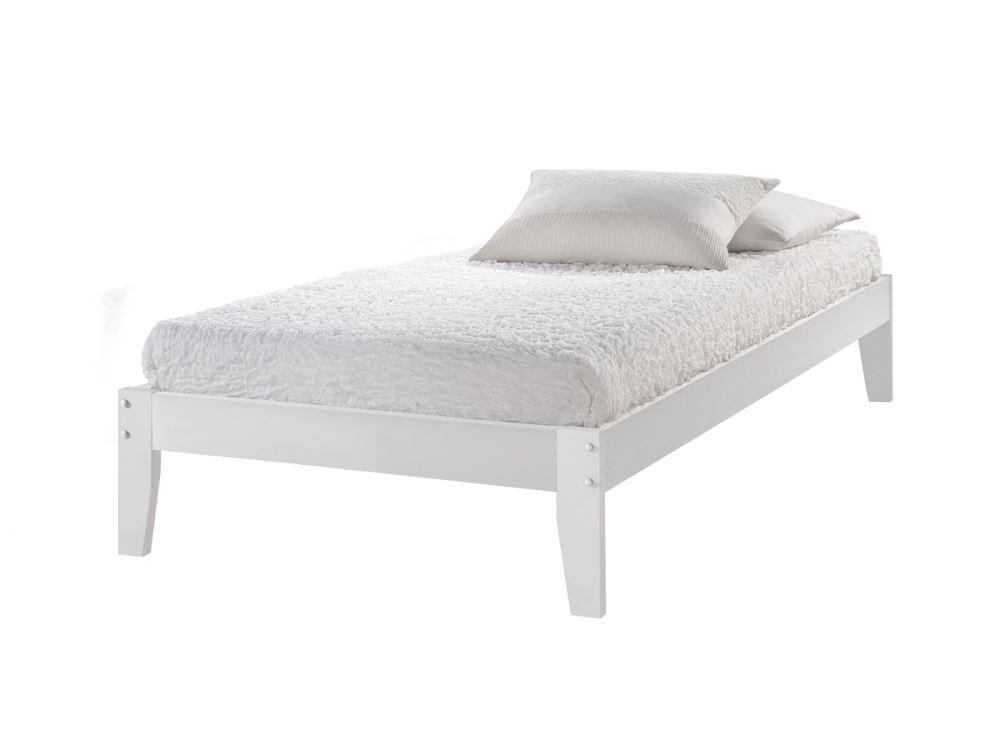 Sovo Single Bed Frame - White