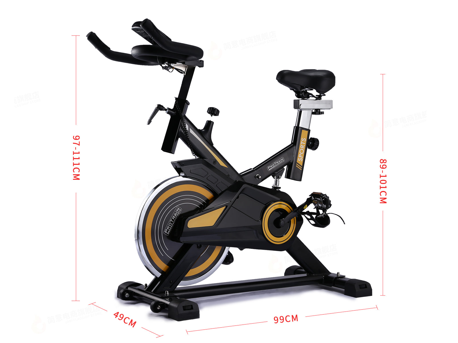 Spin Bike 13Kg Pr2931 Exercycle Nz Depot 5 - Nz Depot